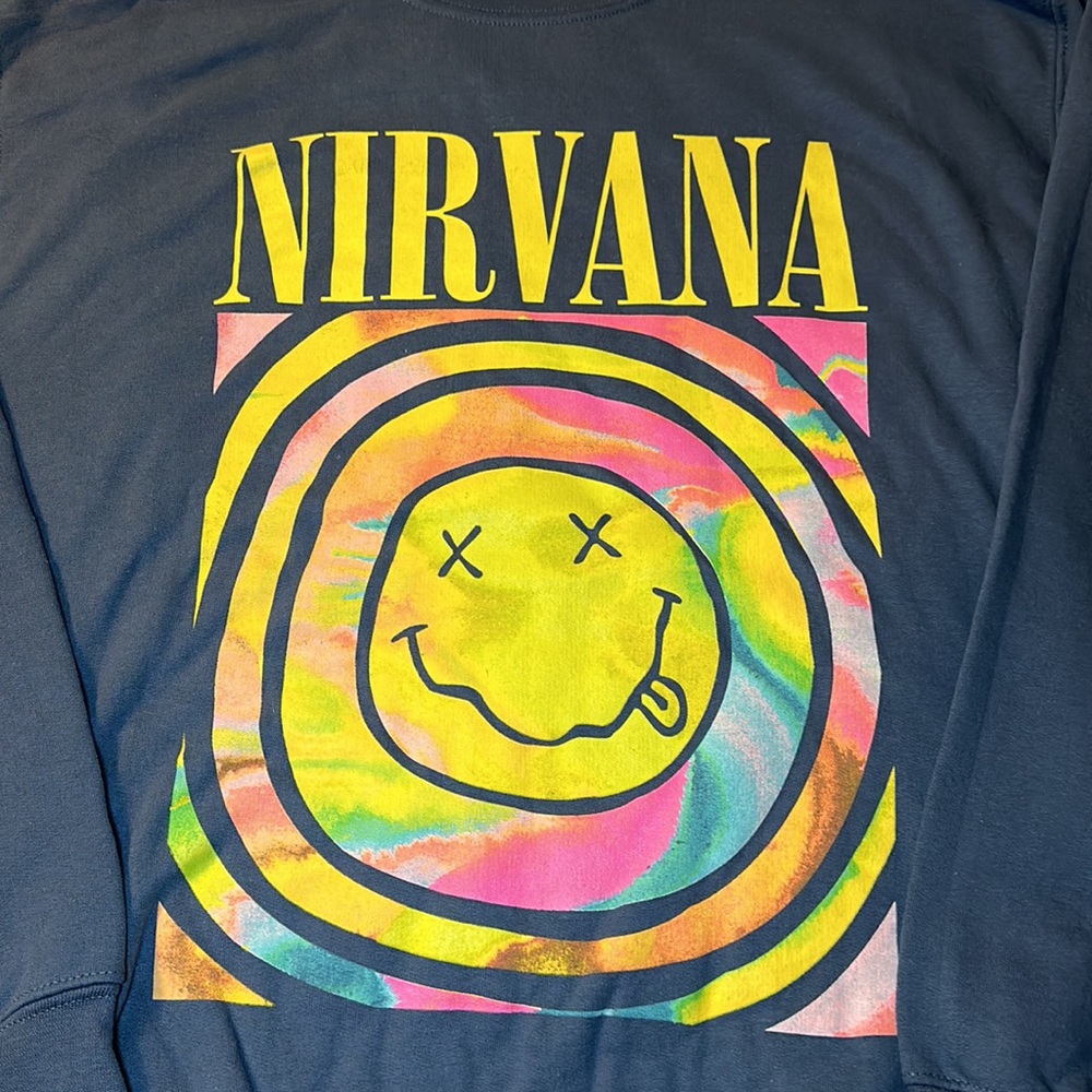 Nirvana Nevermind Logo Sweatshirt - image 2